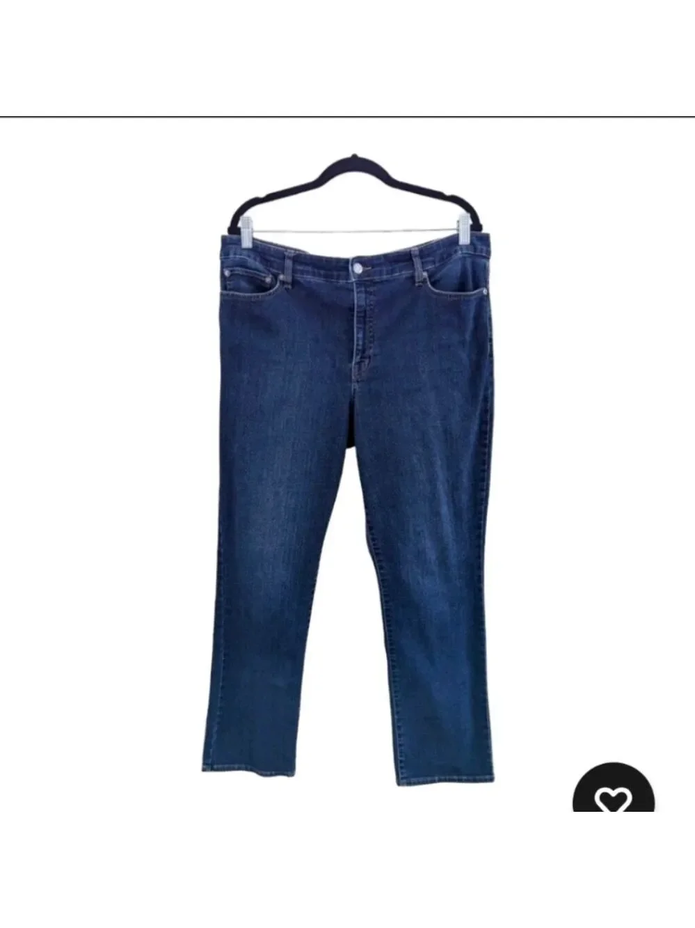 Lauren Ralph Lauren Straight leg dark wash jeans Size 16 EUC Staple